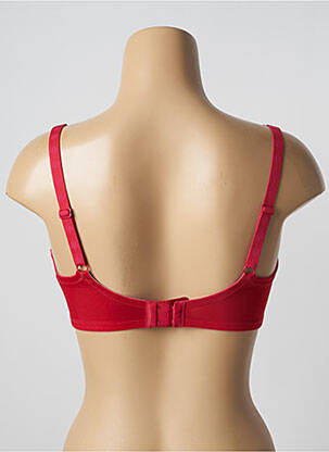 Sutien efect material satinat top sutien modelat roșu MARLIES DEKKERS femeie