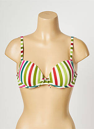 Sutien efect material satinat top sutien modelat verde MARIE JO femme