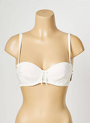 Sutien efect material satinat sutien balconet cu decolteu înalt bej MARIE JO femeie