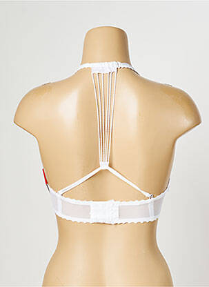 Sutien efect material satinat top sutien modelat alb MARIE JO femeie