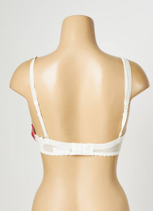 Sutien efect material satinat sutien balconet cu decolteu înalt bej MARIE JO femme