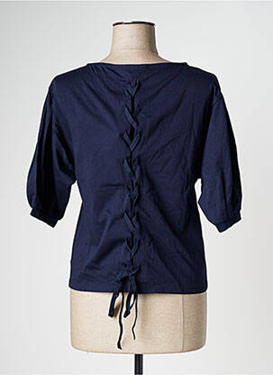 Tricou mâneci 3/4 mâneci 3/4 albastru LA FEE MARABOUTEE femeie