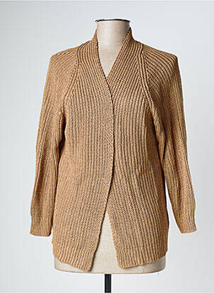 Vestă cu mâneci lungi bej SIGNE NATURE femeie