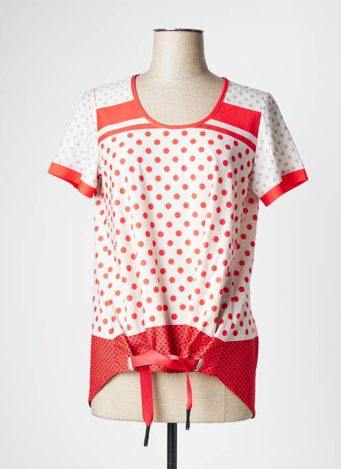 Top roșu POUPEE CHIC femeie