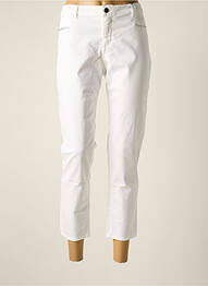 Pantalon 7/8 elasticitate mărime normală alb EMMA & ROCK femme