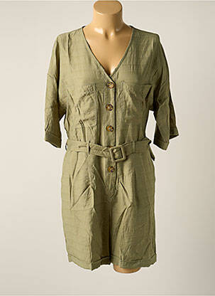 Salopetă scurtă verde YERSE femeie