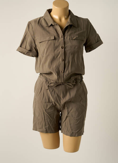 Salopetă scurtă verde LE PETIT BAIGNEUR femeie