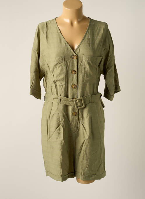 Salopetă scurtă verde YERSE femeie