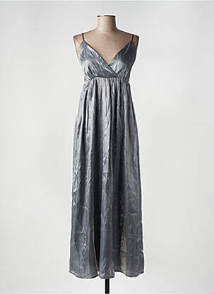 Rochie lungă gri MOLLY BRACKEN femeie