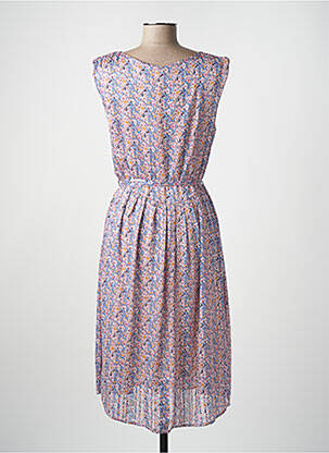 Rochie midi imprimeu floral fără mâneci roz MOLLY BRACKEN femeie