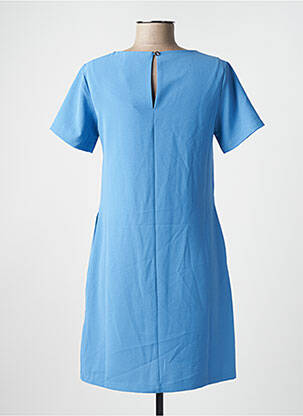 Rochie scurtă mâneci scurte mâneci scurte albastru MOLLY BRACKEN femeie