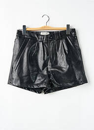 Șort talie cu cleme talie înaltă negru MOLLY BRACKEN femme