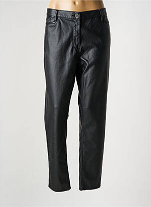 Pantalon slim elasticitate mărime normală negru JULIE GUERLANDE femeie