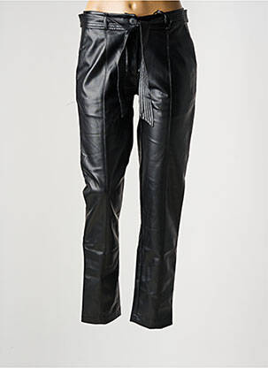 Pantalon slim negru JULIE GUERLANDE femeie