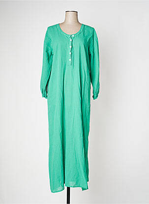 Rochie lungă mâneci lungi mâneci lungi verde DROLATIC femeie