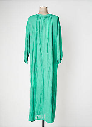 Rochie lungă mâneci lungi mâneci lungi verde DROLATIC femeie