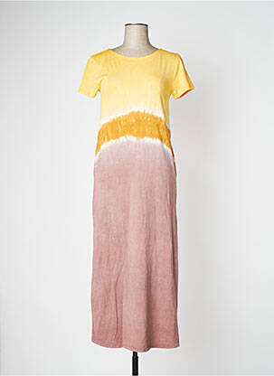 Rochie lungă maro DROLATIC femeie