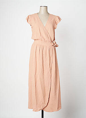 Rochie lungă roz DROLATIC femeie