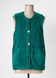 Jachete casual guler rotund verde DROLATIC femeie