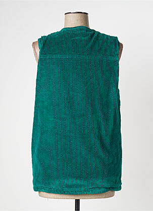Jachete casual guler rotund verde DROLATIC femeie