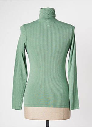 Top elasticitate mâneci lungi verde DROLATIC femeie