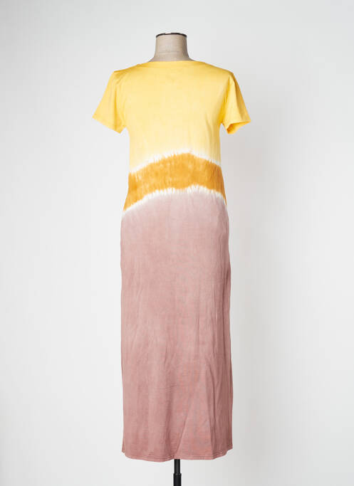 Rochie lungă maro DROLATIC femeie