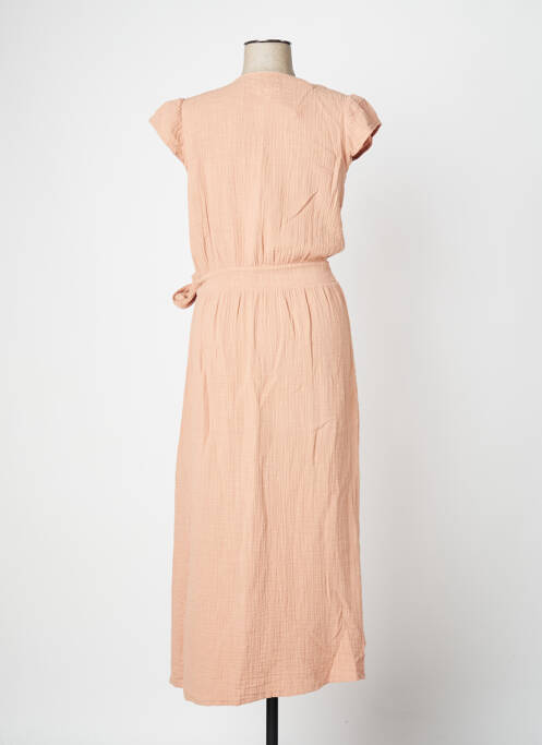 Rochie lungă roz DROLATIC femeie