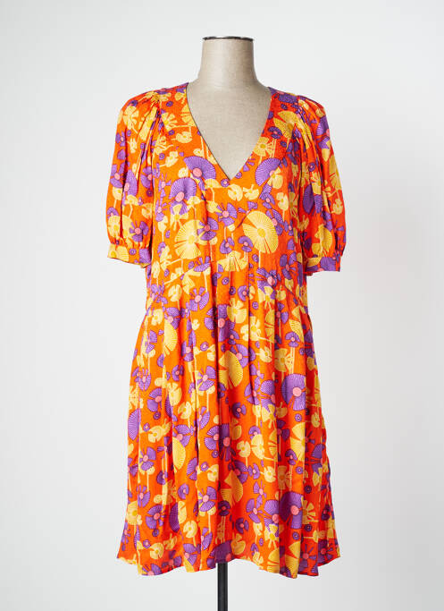 Rochie midi portocaliu IDANO femeie