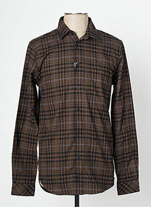 Cămașă cu mâneci lungi maro SAMSOE & SAMSOE bărbat