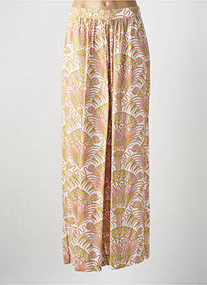 Pantalon larg alb IDANO femeie