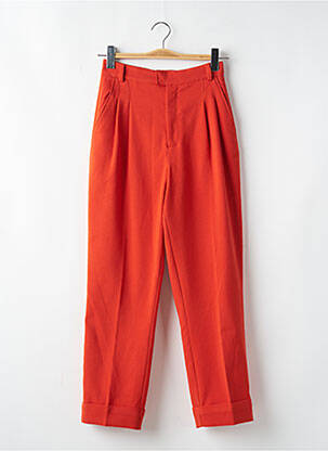 Pantalon drept portocaliu IDANO femeie