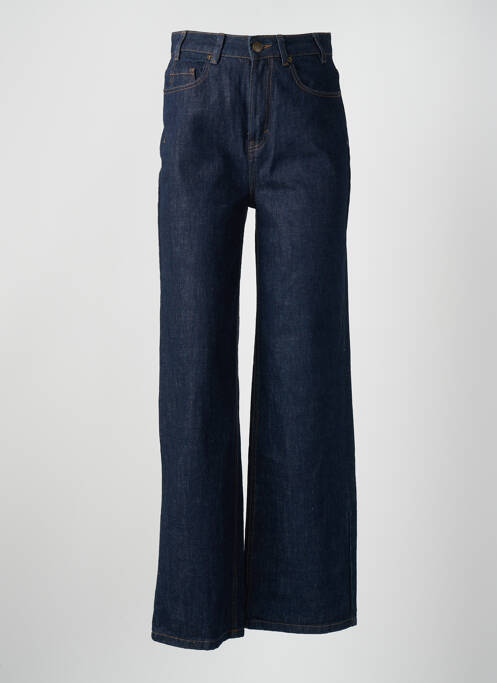 Blugi cu croială largă albastru IDANO femeie