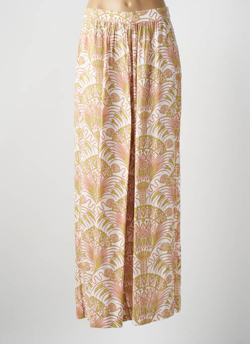 Pantalon larg alb IDANO femeie