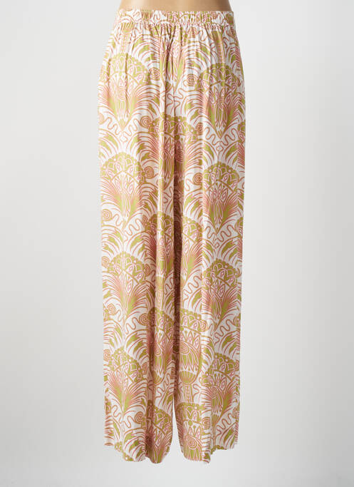 Pantalon larg alb IDANO femeie