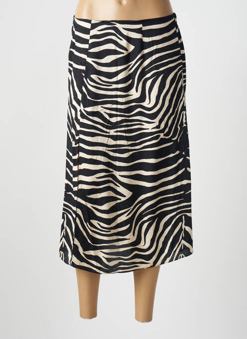 Fustă midi negru IDANO femeie