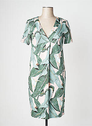 Rochie midi mâneci scurte mâneci scurte verde MAX MARA femeie