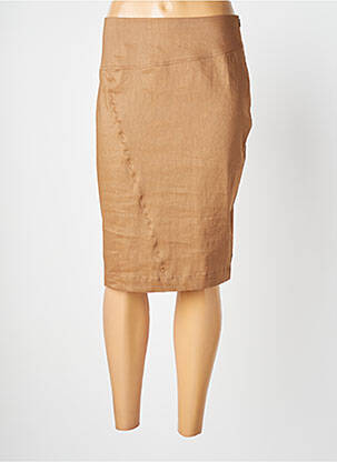 Fustă midi bej SARAH PACINI femeie