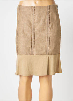 Fustă midi bej HELENA SOREL femeie