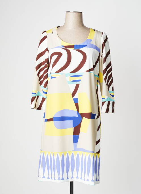 Rochie midi galben PLATINE COLLECTION femeie