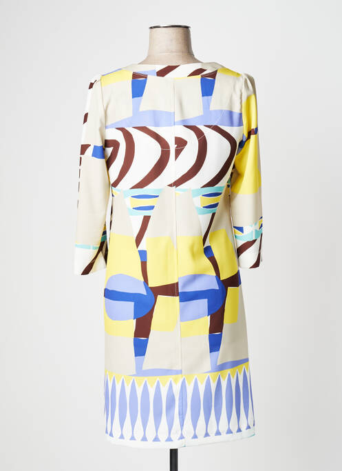 Rochie midi galben PLATINE COLLECTION femeie