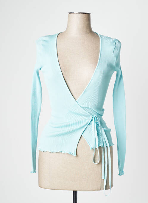 Cardigan petrecut albastru OSCALITO femeie