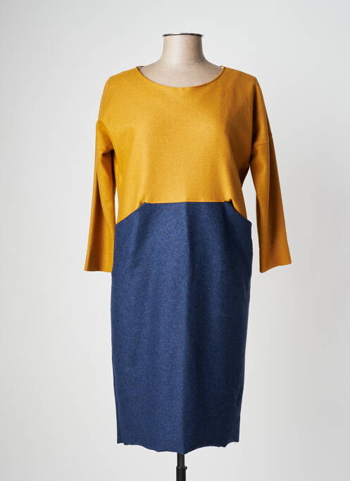 Rochie midi galben NIU femeie