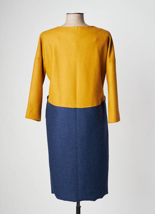 Rochie midi galben NIU femeie