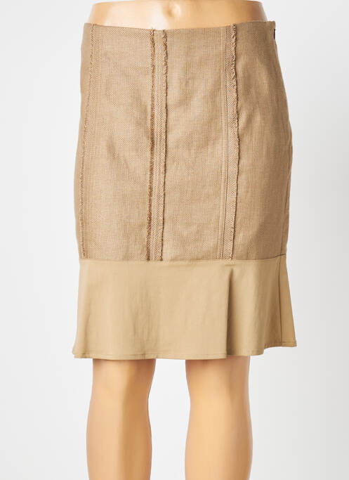 Fustă midi bej HELENA SOREL femeie