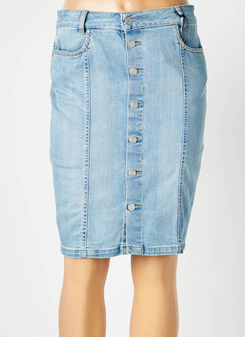 Fustă midi albastru IKKS femeie