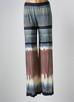 Pantalon larg albastru CAP JULUCA femeie