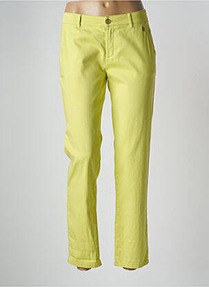 Pantalon drept elasticitate mărime normală verde ONE STEP femeie