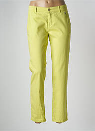 Pantalon drept elasticitate mărime normală verde ONE STEP femeie
