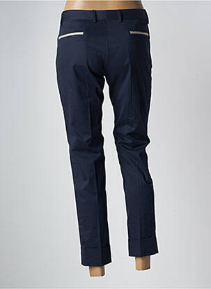 Pantalon 7/8 elasticitate talie joasă albastru QUIET femeie