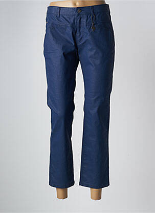 Pantalon 7/8 elasticitate mărime normală albastru ONE STEP femeie